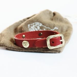 SOLD Il Bisonte red buffalo bracelet